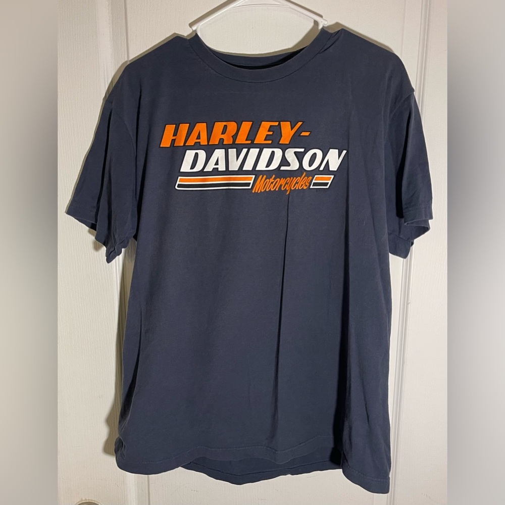 Harley Davidson T-Shirt Street Track ‘N Trail Conneaut Lake, PA Large
